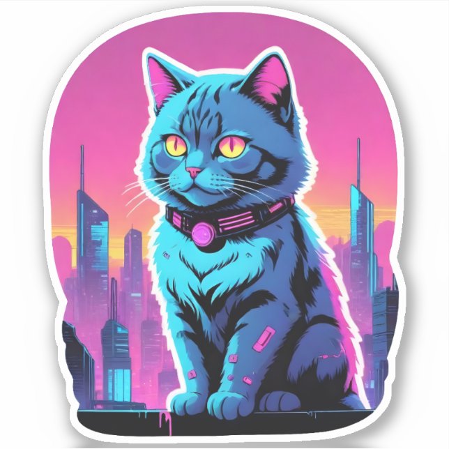 City Skyline Cat (Front)