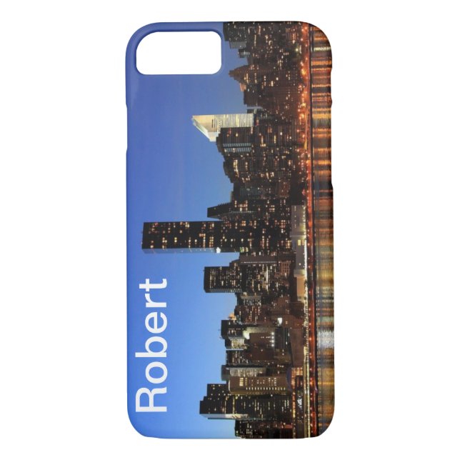 City Skyline graphic Case-Mate iPhone Case (Back)