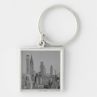 City skyline key ring
