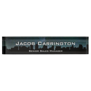 City Skyline Nameplate