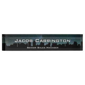 City Skyline Nameplate