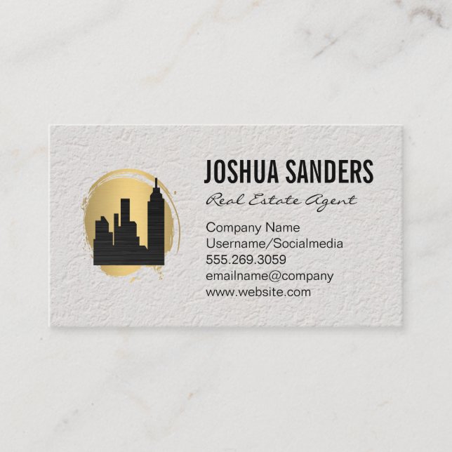 City Skyline | Realtor Business Card (Front)