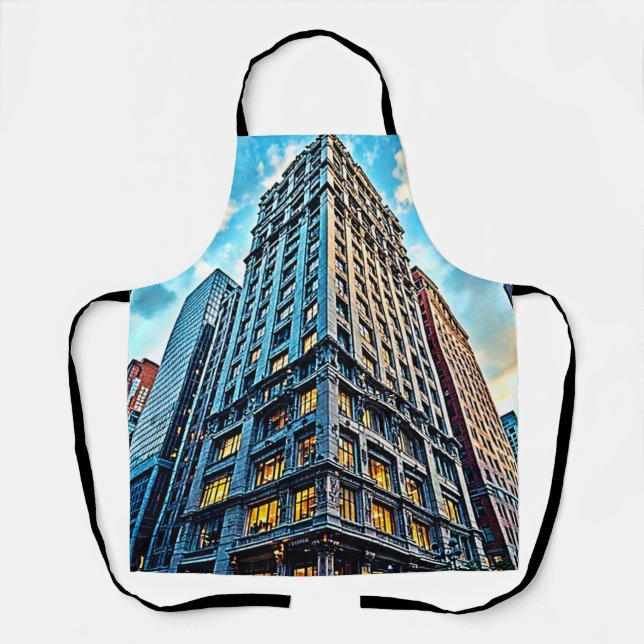 City Skyscraper Art Apron (Front)