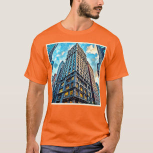 City Skyscraper Art T-Shirt