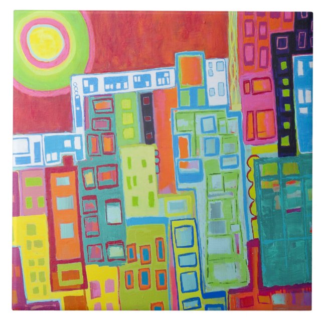 City Slicker 6 x 6 Ceramic Tile (Front)
