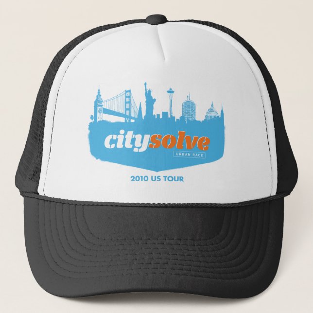 City Solve 2010 Cityscape Trucker Hat (Front)
