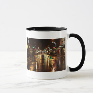 City street at  night mug