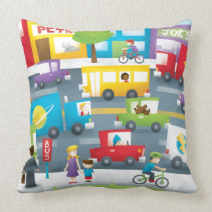 City Street Cushion