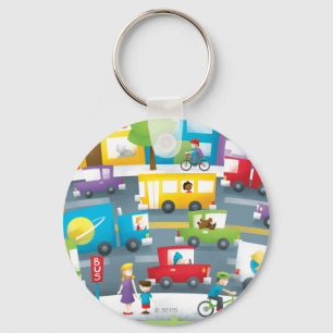 City Street Key Ring