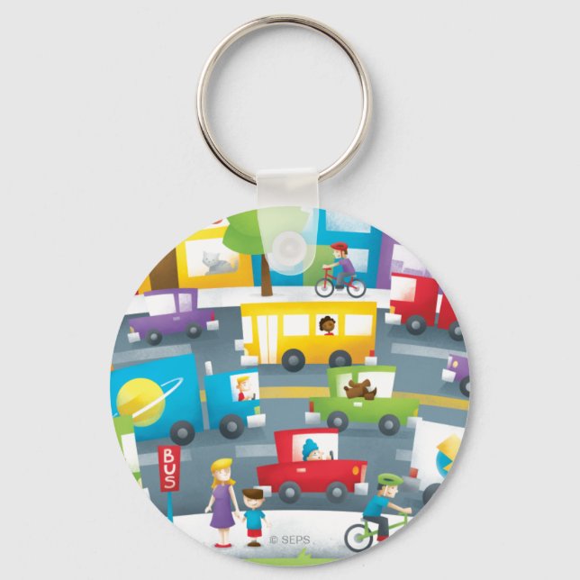 City Street Key Ring (Front)