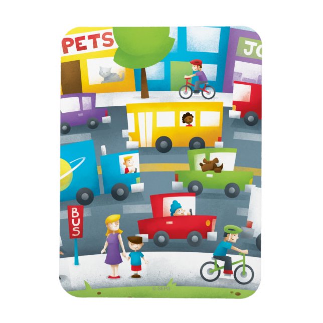 City Street Magnet (Vertical)