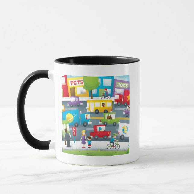 City Street Mug (Left)