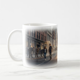 City Street Symphony of Quiet Hope Art Mug