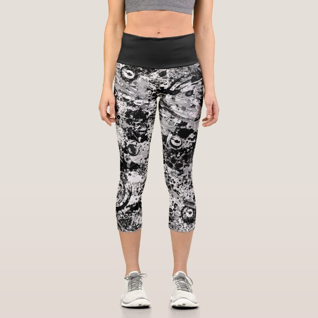 City Streets Graffiti Capri Leggings (Front)