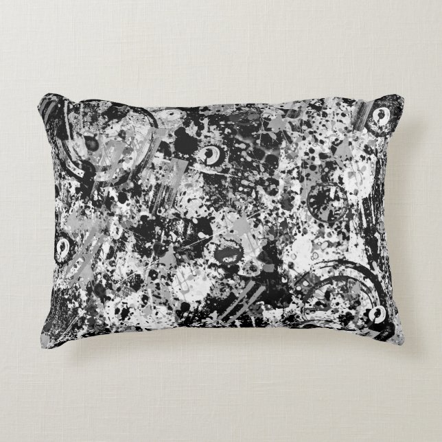 City Streets Graffiti Decorative Cushion (Front)