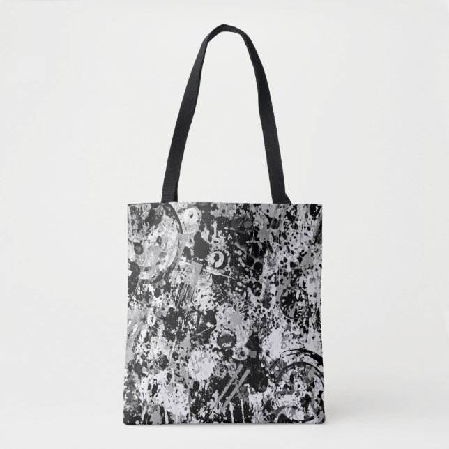 City Streets Graffiti Tote Bag (Front)