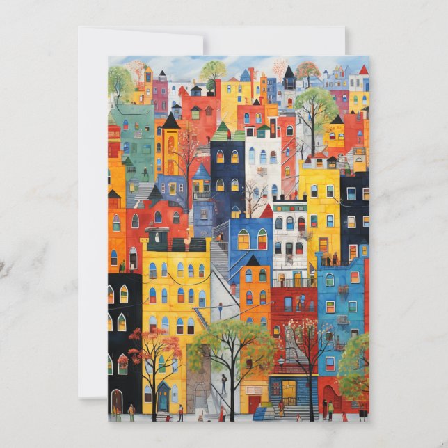 City streets thank you card (Front)