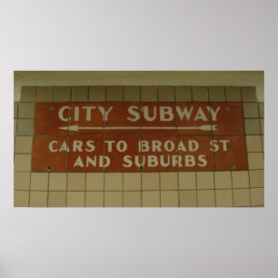 City Subway Poster