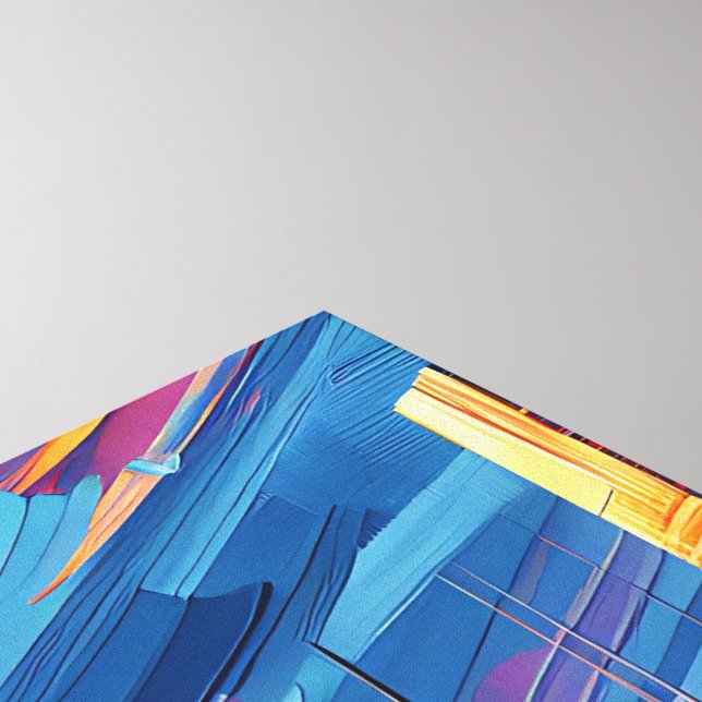 CITY SUNSET CANVAS PRINT (Corner(Top))