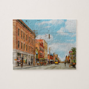 City - Tampa FL - Franklin Street 1905 Jigsaw Puzzle