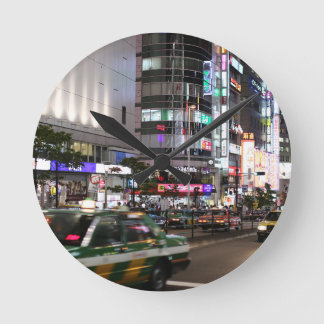 City Tokyo Street View Round Clock