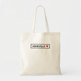 City Town State Country Home I Love Asheville Tote Bag