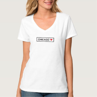 City Town State Country Home I Love Chicago T-Shirt