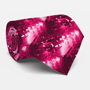 City Traffic - Neaon Red Tie