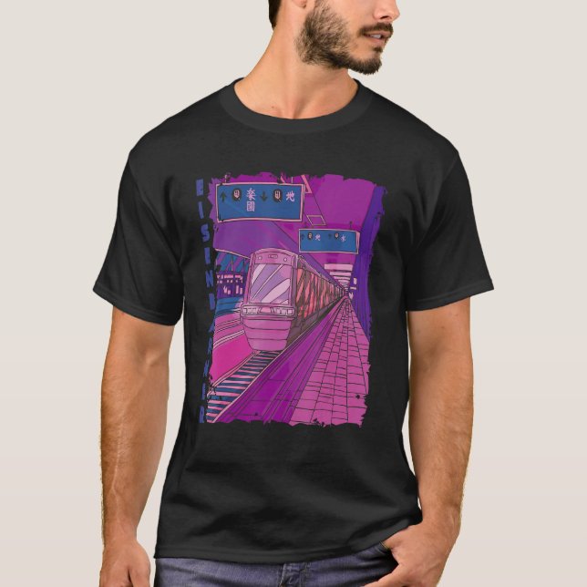 City Train Driver Locomotive Rail Conductor T-Shirt (Front)