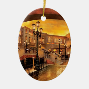 City - Vegas - Venetian - The streets of Venice Ceramic Tree Decoration