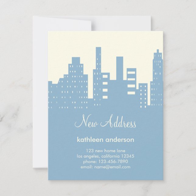 City View Moving Announcement (Front)