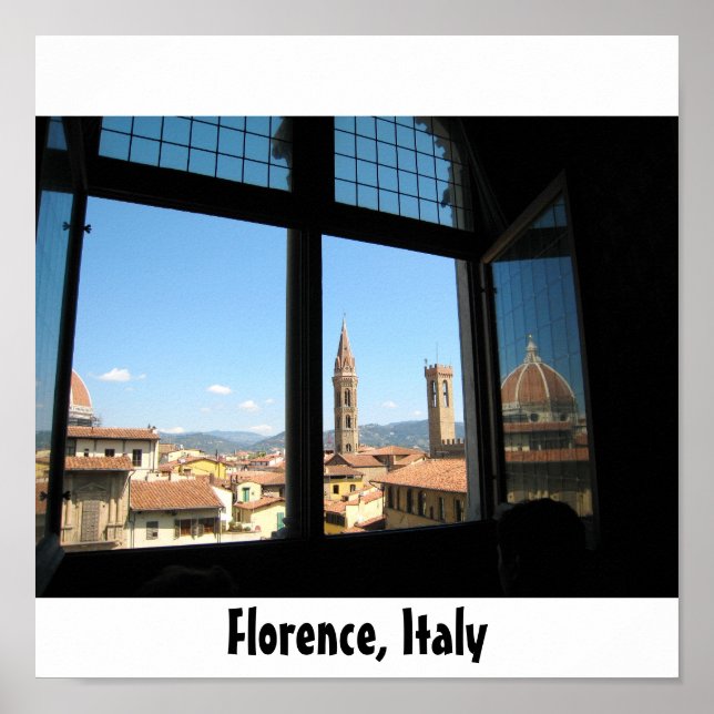 City View of Florence Poster (Front)
