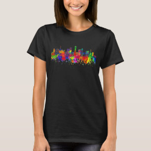 City Watercolor Skyline Home State Souvenir kobe j T-Shirt