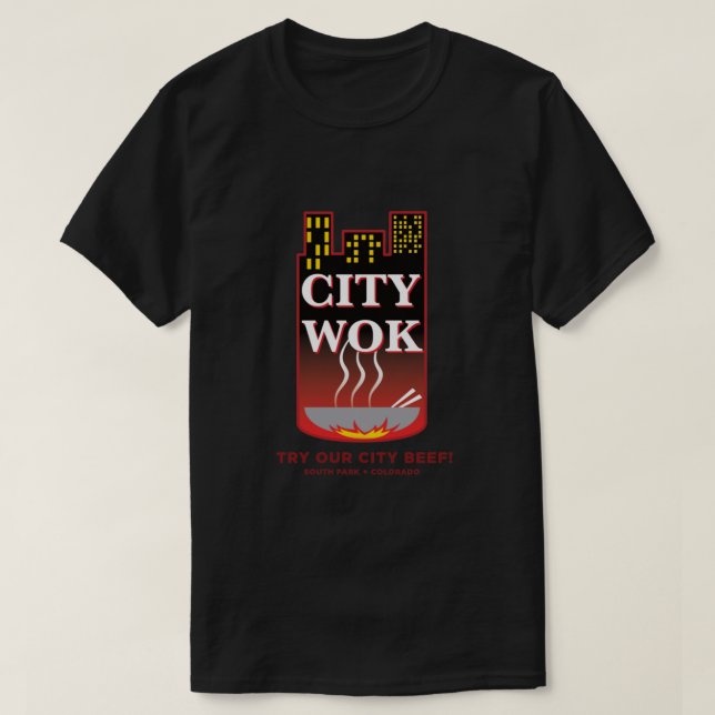City Wok  Essential T-Shirt (Design Front)