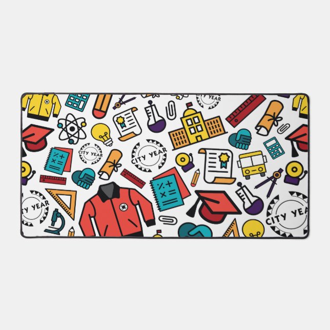 City Year Full Colour Icon Desk Mat (Front)