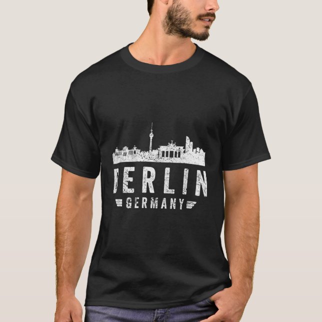 Cityline Berlin Gery Capital City Skyline Berlin T-Shirt (Front)