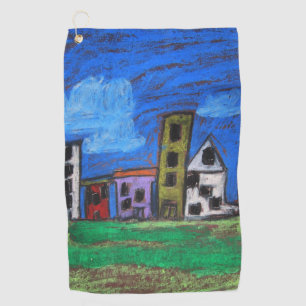 Cityscape Aart by Kids Golf Towel
