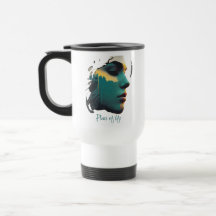Cityscape Art Travel Mug | Urban Commuter Style
