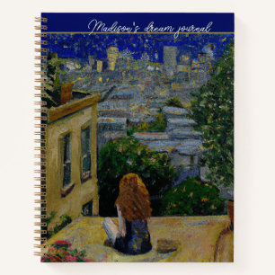 Cityscape At Night Notebook