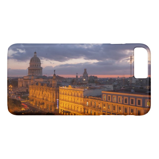 Cityscape at sunset, Havana, Cuba Case-Mate iPhone Case (Back (Horizontal))