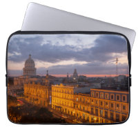 Cityscape at sunset, Havana, Cuba