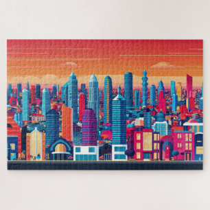 cityscape background jigsaw puzzle