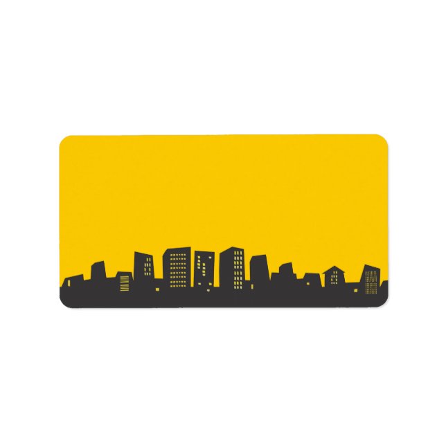 CITYSCAPE Bar Bat Mitzvah Do-it-yourself label (Front)