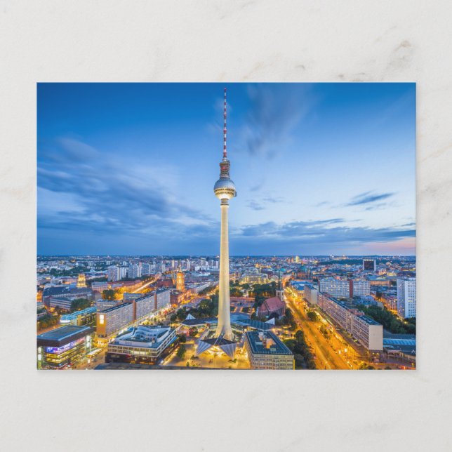 Cityscape Berlin, Germany Postcard (Front)
