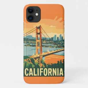 Cityscape California Eye-Catching Vector Design iPhone 11 Case