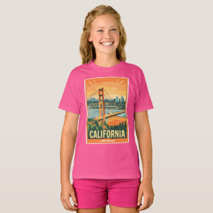 Cityscape California Eye-Catching Vector Design T-Shirt