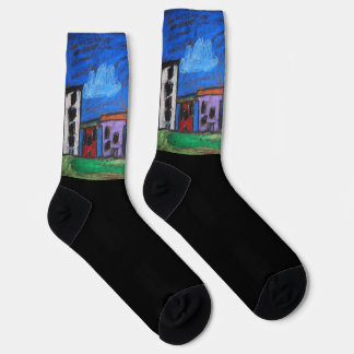Cityscape Crew Socks