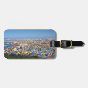Cityscape From Summit Of Signal Hill At Dusk Luggage Tag