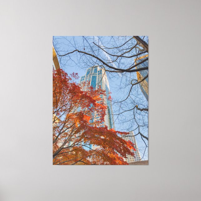 Cityscape in Autumnal Colours Canvas Print (Front)