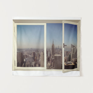 Cityscape New York City Wall Hanging Tapestry